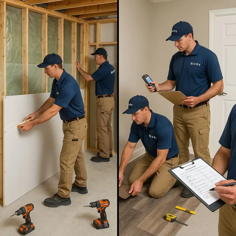 Repairs and Reconstruction process in Sibley, LA